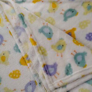 Parent's Choice baby blanket Easter chicks and eggs soft